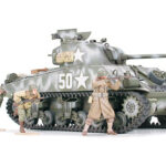 田宫 35250 1/35 美国 M4A3谢尔曼中坦克 75毫米炮配备 后期型 (前线突破)
