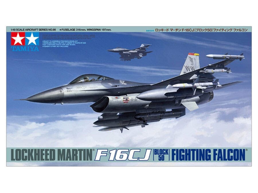 田宫 61098 1/48 洛克希德 马丁 F-16CJ [批次50] 战隼战斗机 - 图片 2