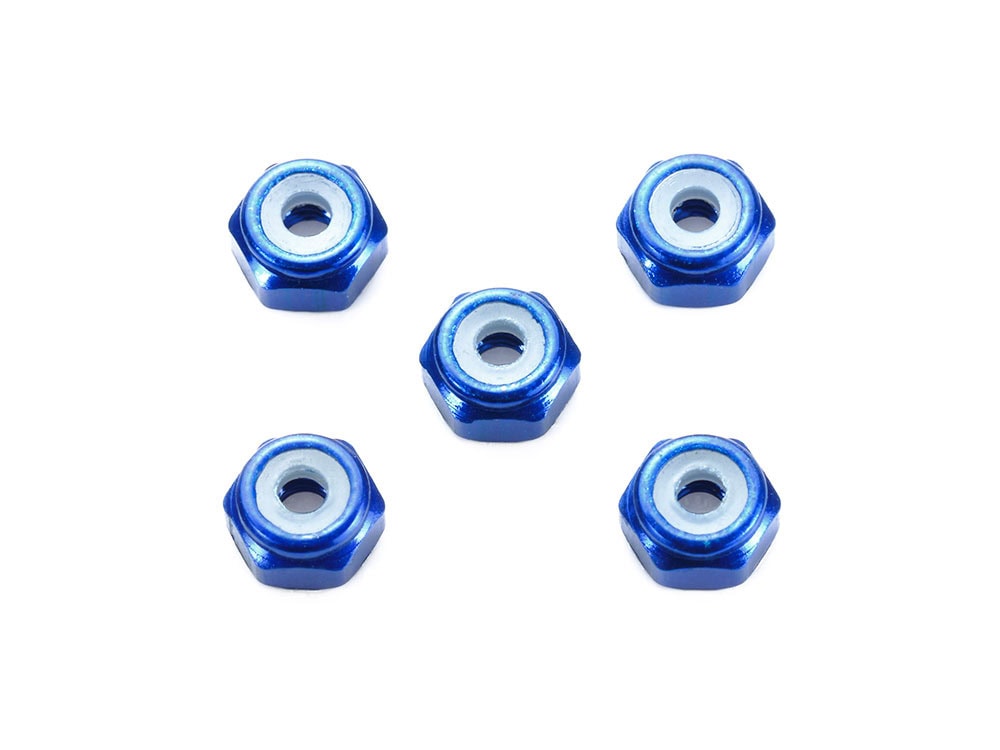 Tamiya 95458 1/32 Mini 4WD 2mm Aluminum Lock Nut (Gold, 5pcs.) TAMIYA