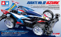 田宫 95464 1/32 迷你四驱车 阿凡达Mk.III蔚蓝 Avante Mk.III Azure 透明特别版（聚碳酸酯车身）（MS 底盘） - 图片 2