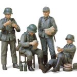 田宫 35129 1/35 德国 士兵休息套装