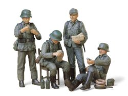 田宫 35129 1/35 德国 士兵休息套装