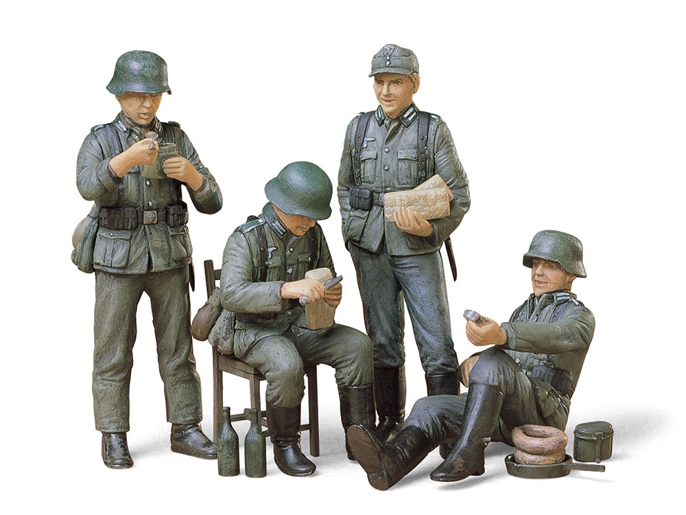 35129_1 田宫 35129 1/35 德国 士兵休息套装 - 图片 1