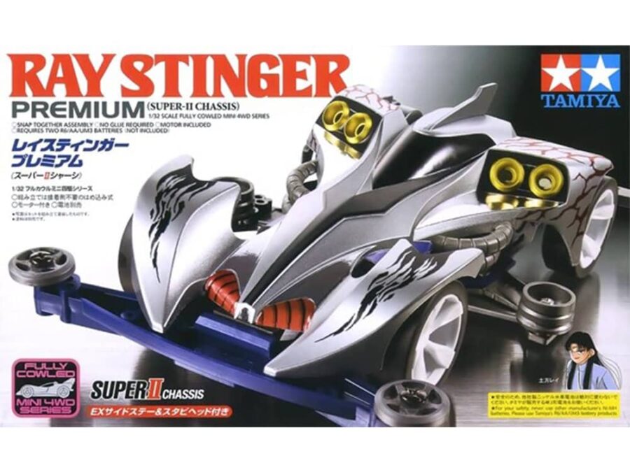 田宫 19438 1/32 迷你四驱车 魔鬼司令 Ray Stinger Premium（Super II 底盘） - 图片 2
