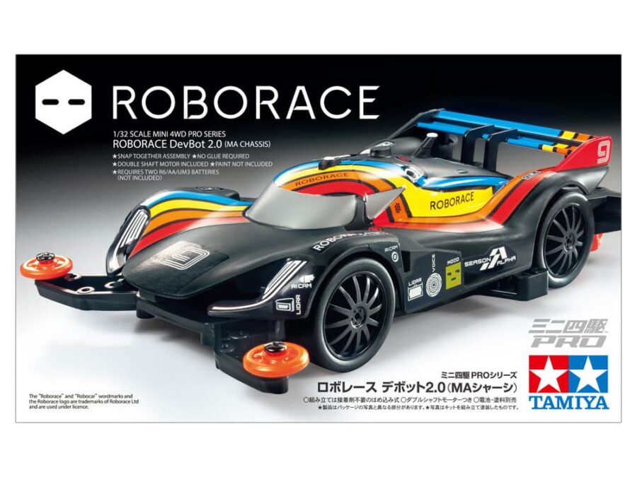 田宫 18656 1/32 迷你四驱车 机械人赛车 Roborace DevBot 2.0 (MA 底盘) - 图片 2