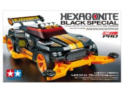 田宫 95565 1/32 迷你四驱车 六角矿石 Hexagonite 黑色特别版 (MA 底盘) - 图片 2