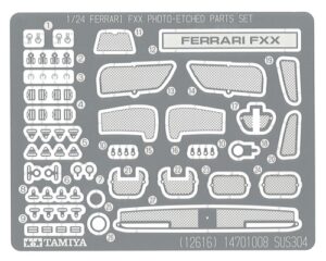 Tamiya 12616 1/24 法拉利 FXX 蚀刻零件改造套件 - 图片 3