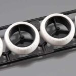 田宫 15414 Super X、XX 碳纤维 大径窄轮&拱形轮胎组(白色)