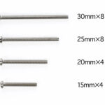田宫 15508 不锈钢螺丝套装(15、20、25、30mm)