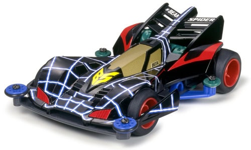 19408_1 田宫 19408 1/32 迷你四驱车 黑蜘蛛 Beak Spider (Super 1 底盘) - 图片 1