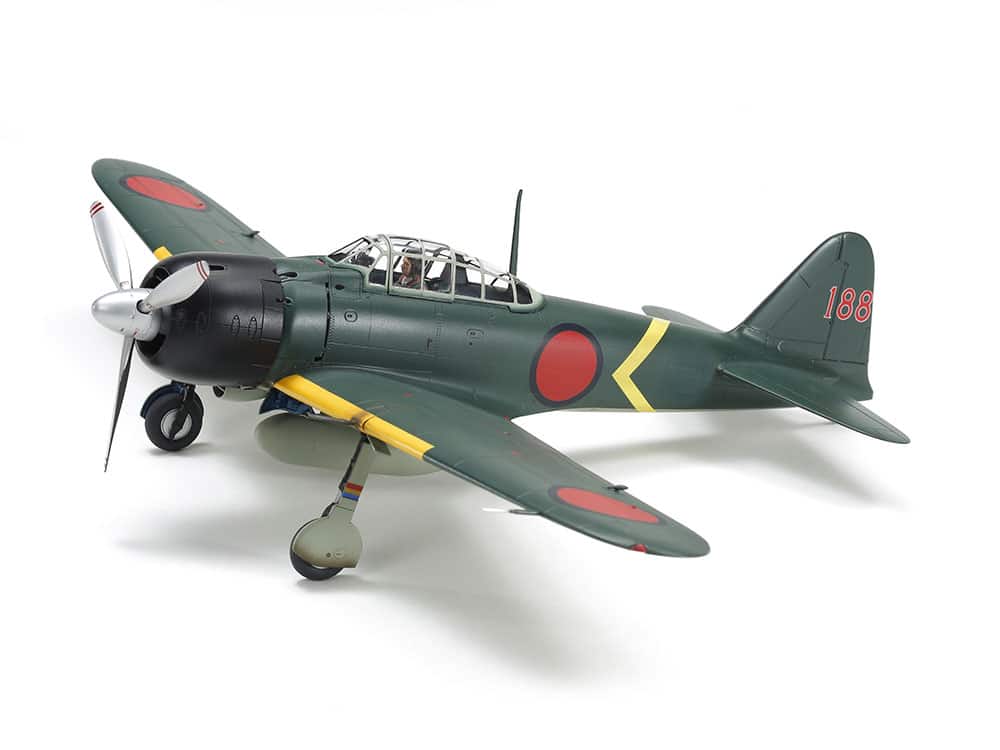 21098_1 田宫 21098 1/48 三菱 零式舰上战斗机 二二型甲 第582航空队 #188(完成品) - 图片 1