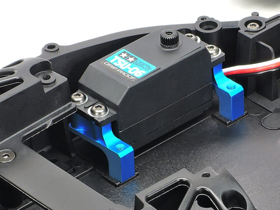 Tamiya 22030 TD4 铝合金 伺服马达固定器 - 图片 2
