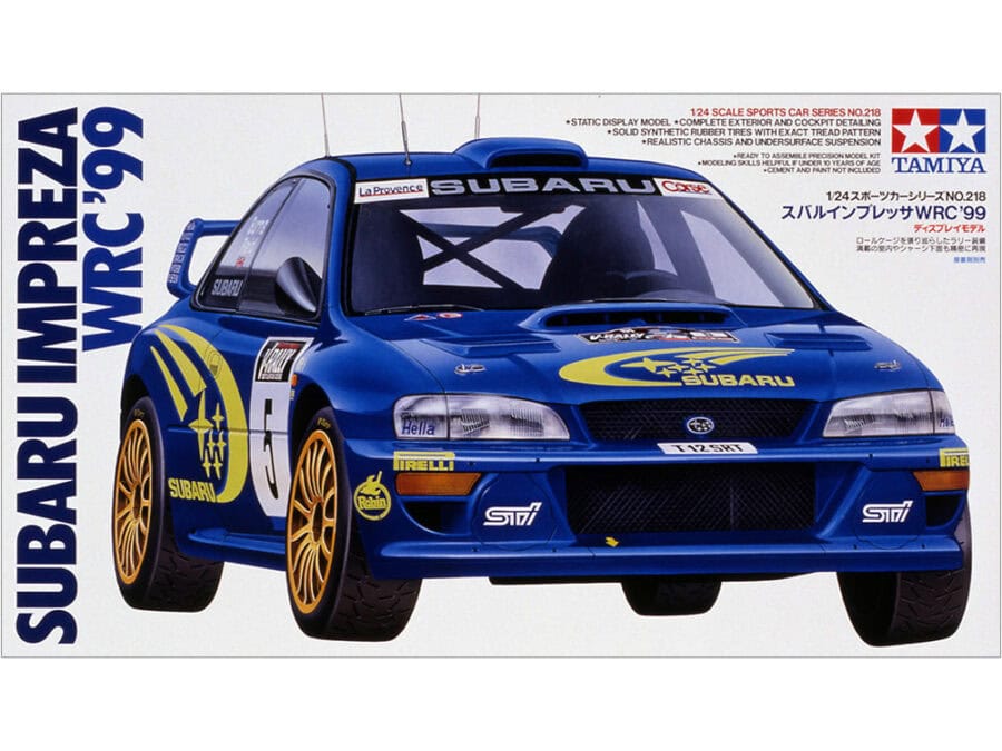 田宫 24218 1/24 斯巴鲁 翼豹 WRC '99 - 图片 2