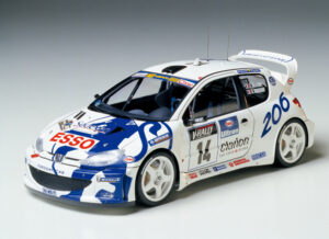 田宫 24221 1/24 标致 206 WRC