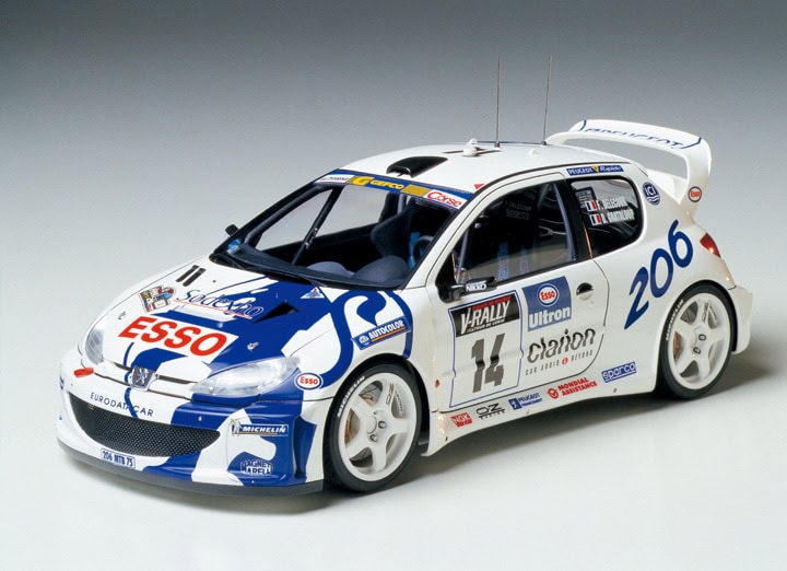 24221 田宫 24221 1/24 标致 206 WRC - 图片 1