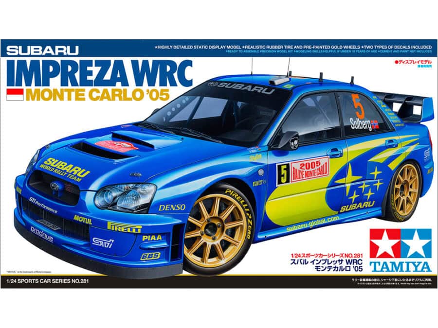 田宫 24281 1/24 斯巴鲁 翼豹 WRC 蒙特卡洛拉力赛'05 - 图片 2