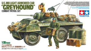 田宫 25196 1/35 美国 M8灰狗装甲车 战斗巡逻队套装 - 图片 2