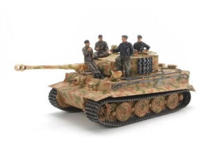田宫 25401 1/35 德国 虎I坦克后期型 带王牌指挥官和乘员套装