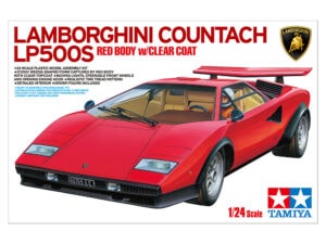 田宫 25419 1/24 兰博基尼 Countach LP500S (红色车身) - 图片 2