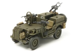 田宫 25423 1/35 英军 SAS 指挥车 1944 (带2个士兵人偶) - 图片 2
