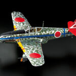 田宫 25424 1/48 川崎 三式战斗机 飞燕I型丁 镀银版本（带迷彩贴纸）