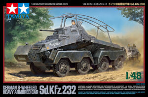 田宫 32574 1/48 德国 8轮重型装甲车 Sd.Kfz.232 - 图片 2