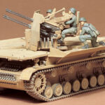 田宫 35101 1/35 德国 家具车式防空坦克
