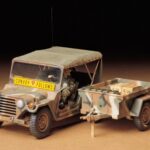 田宫 35130 1/35 美国 M151A2 福特穆特 带M416货运拖车