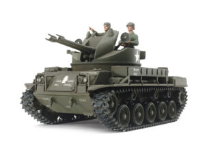 田宫 35161 1/35 美国 M42防空炮车（带3人偶）
