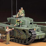 田宫 35210 1/35 英国 步兵坦克 丘吉尔Mk.Ⅶ