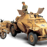 田宫 35286 1/35 德国 装甲车Sd.Kfz.222 “北非战役”