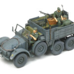 田宫 35317 1/35 德国 6x4运兵卡车 Krupp Protze (带3人偶)