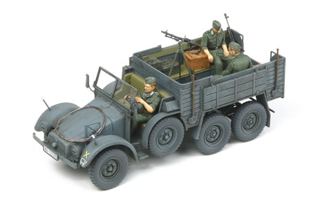 35317 田宫 35317 1/35 德国 6x4运兵卡车 Krupp Protze (带3人偶) - 图片 1
