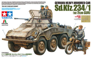 田宫 37019 1/35 德国 SdKfz 234/1装甲车（带2厘米机炮） - 图片 2