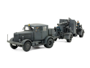 田宫 37027 1/48 德国重型拖拉机 SS-100 & amp; 88mm 高射炮 Flak37 套装