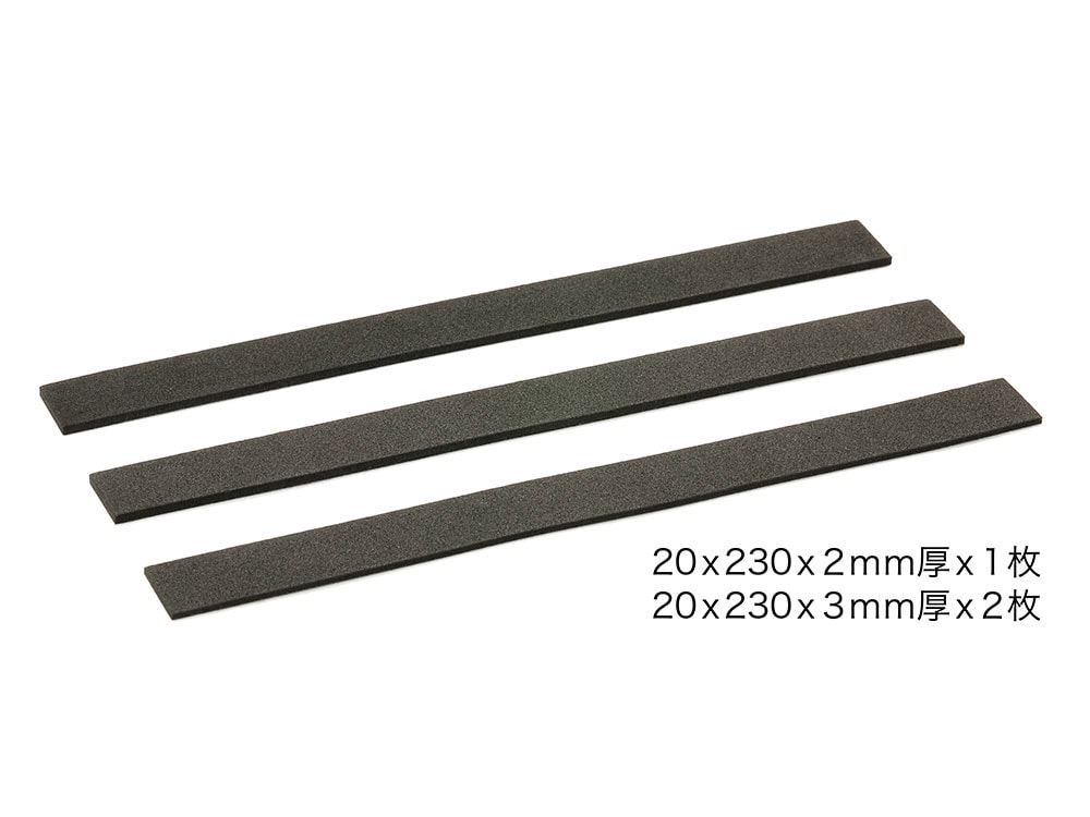 42331 田宫 42331 车壳用海绵胶带 (20x230x2mm 1条 / 20x230x3mm 2条) - 图片 1
