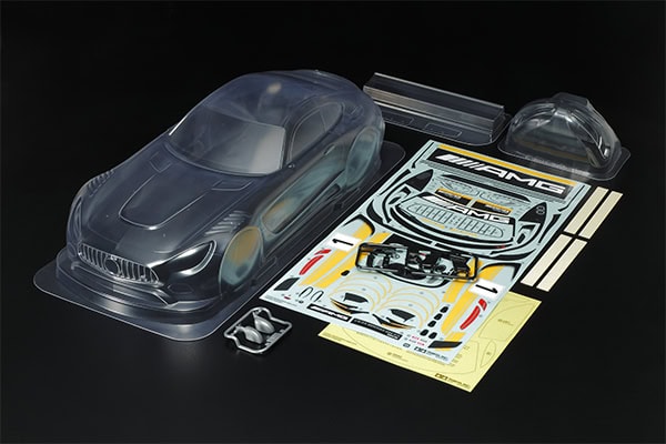 47368 田宫 47368 1/10 RC遥控车 Body Set Mercedes-AMG GT3 - Lightweight - 图片 1