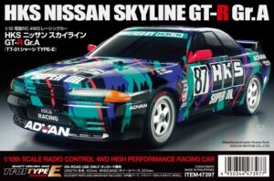 田宫 47397 1/10 RC遥控车 HKS 日产 天际线 GT-R Gr.A (TT-01E底盘) - 图片 2