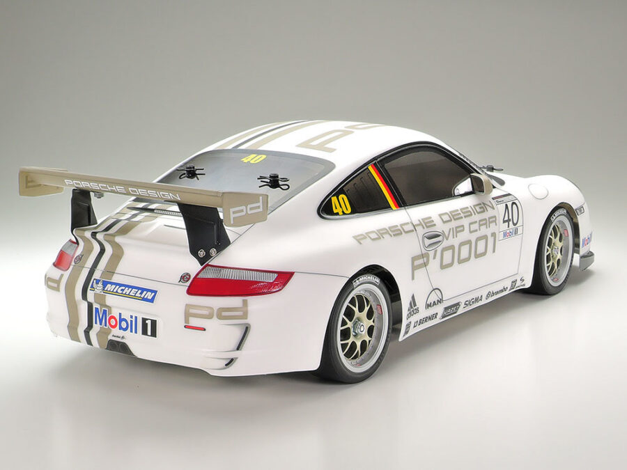 田宫 47429 1/10 RC遥控车 保时捷 911 GT3 超级杯VIP车 2008 (TT-01 Type-E底盘) - 图片 2