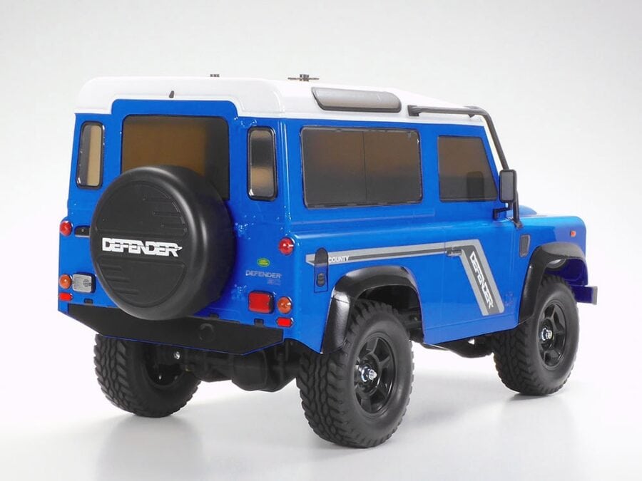 田宫 47478 1/10 RC遥控车 4WD 1990 路虎 卫士90 (已上色浅蓝车壳) (CC-02底盘) - 图片 2