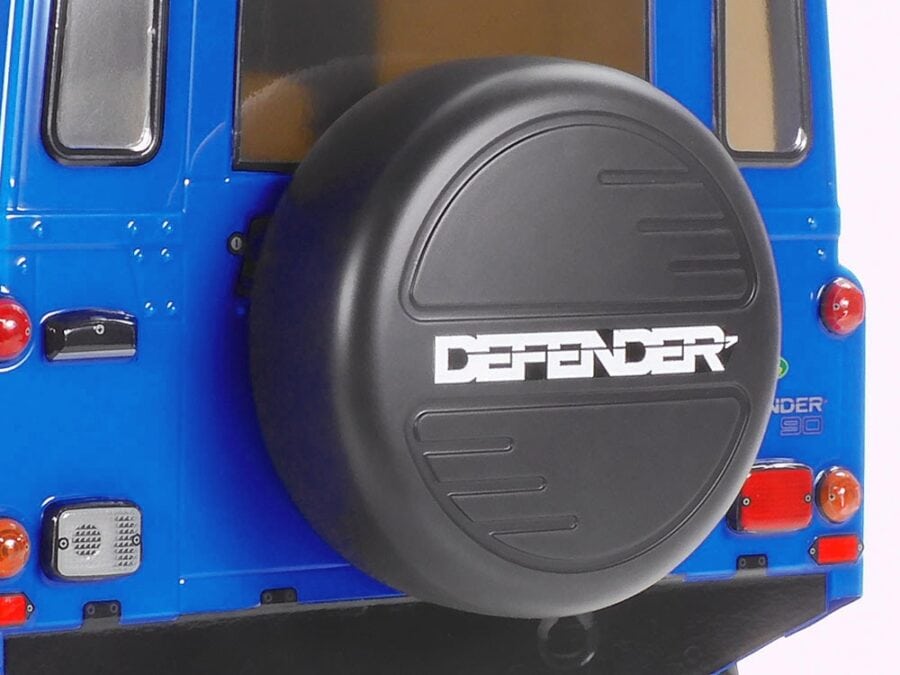 田宫 47478 1/10 RC遥控车 4WD 1990 路虎 卫士90 (已上色浅蓝车壳) (CC-02底盘) - 图片 5