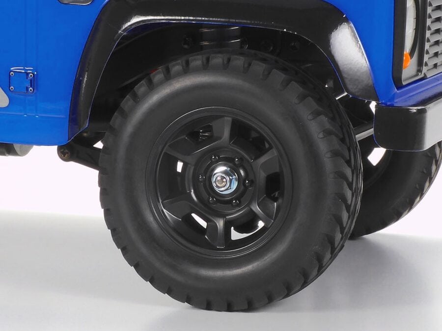 田宫 47478 1/10 RC遥控车 4WD 1990 路虎 卫士90 (已上色浅蓝车壳) (CC-02底盘) - 图片 6