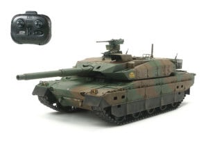 田宫 48215 1/35 RC遥控坦克 日本自卫队 10式坦克 带2.4GHz遥控器