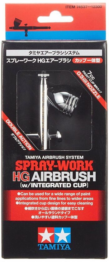 田宫 74537 Spray-Work HG Airbrush w/Integrated Cup - 图片 2