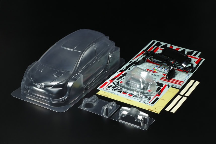 51608 田宫 51608 RC 丰田 雅力士 WRC 车壳套装 - 图片 1