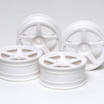 田宫 53471 RC 24mm 白色5辐车铃/轮毂 (偏距0)