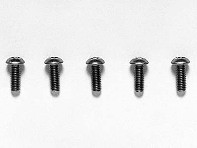 53529_1 田宫 53529 RC 3x8mm 内六角螺丝- 5 件钛 - 图片 1