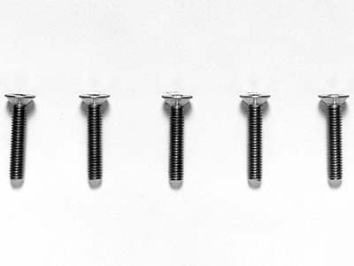 53538_1 田宫 53538 RC 3x16mm 钛沉头内六角螺丝(5 件) - 图片 1