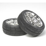 田宫 53956 10-Spoke Mesh w/24mm Slick Tires/0-offset