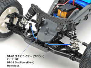 田宫 54561 DT-03 稳定器组（前后） - 图片 2